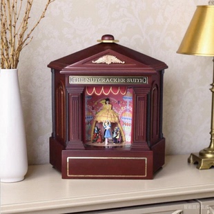 美国Mr.christmas胡桃夹子歌剧院电子音乐盒三幕九曲生日礼物女生