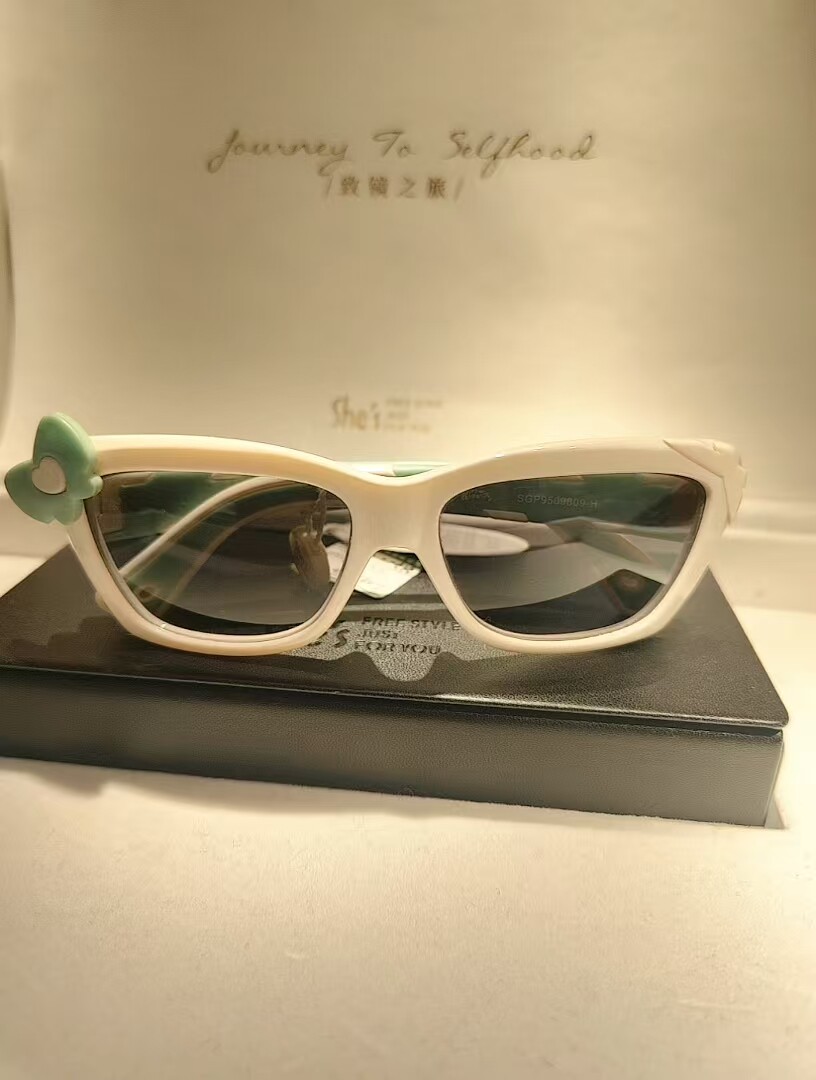 she's茜子专柜正品国内代购蝴蝶结儿童8岁内太阳镜墨镜