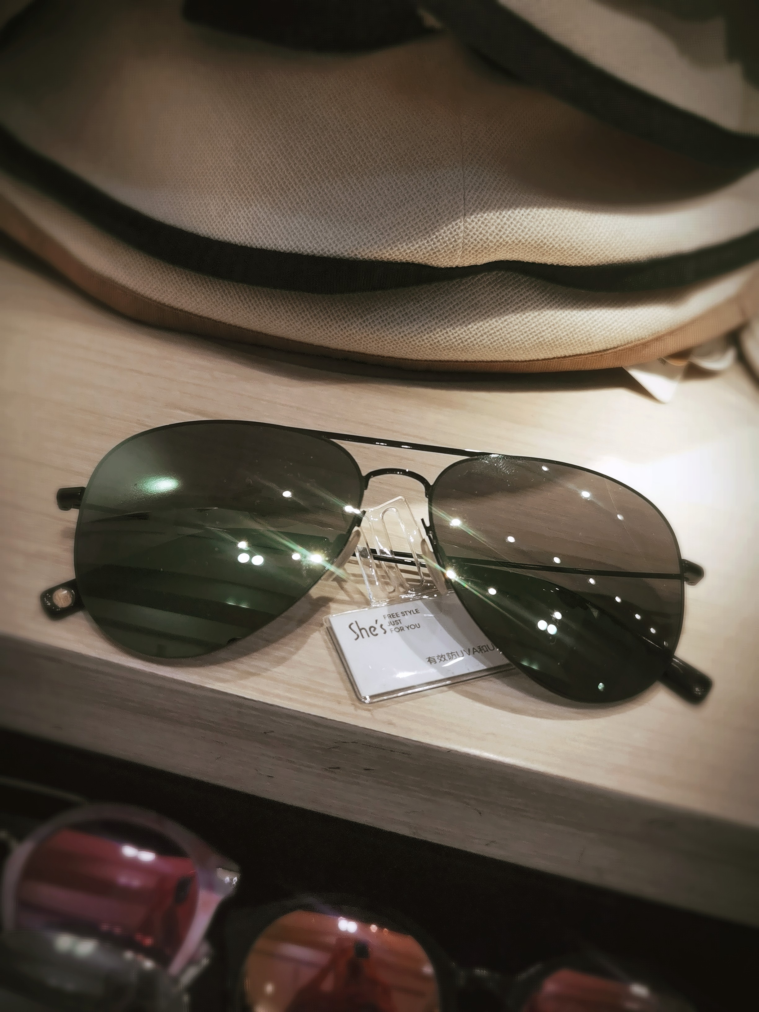 she's茜子专柜正品国内代购太阳镜男女偏光镜潮时尚经典蛤蟆镜