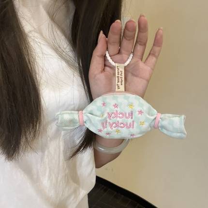 韩系ins马卡龙配色迷你糖果挂件可爱零钱包耳机包多功能挂饰包