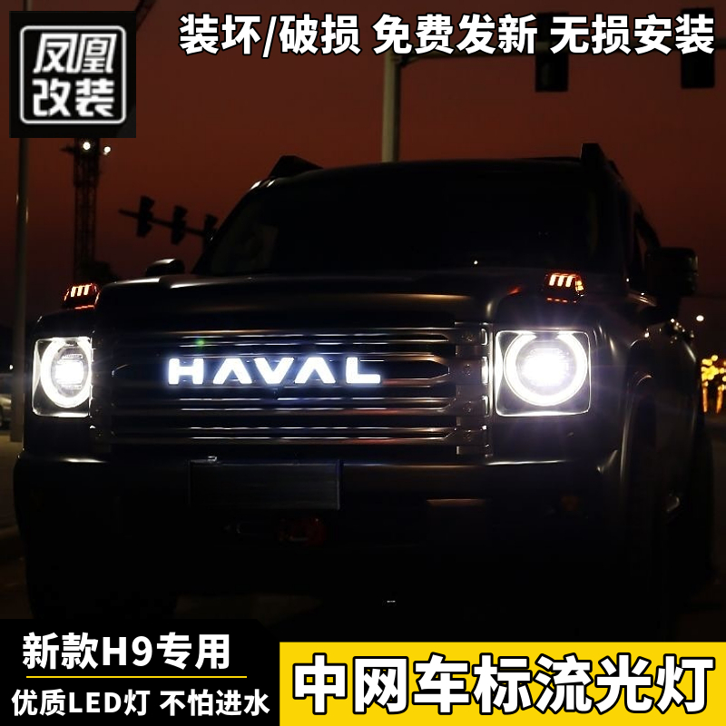 24款哈佛h9中网LED流光灯氛围灯