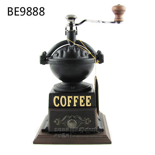 台湾原装BE9888 精致全铸铁手摇磨豆机 家用咖啡豆研磨机 复古款在类目 餐饮具, 咖啡器具, 磨豆机中 - 来自Buy2taobao.com提供专业的淘宝代购服务