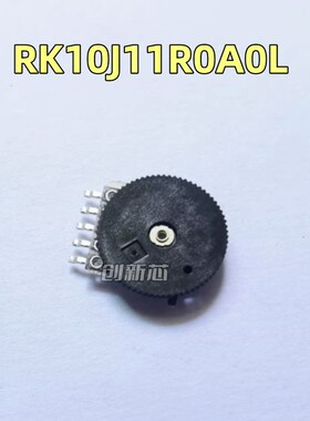 RK10J11R0A0L ALPS 103B单联10K 转盘拨盘开关5脚音量电位器14*1