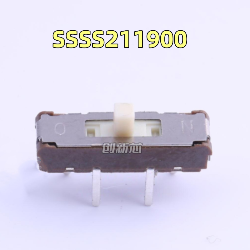 SSSS211900 日本ALPS 滑动 拨动开关 进口拨动开关4脚3档 直插式