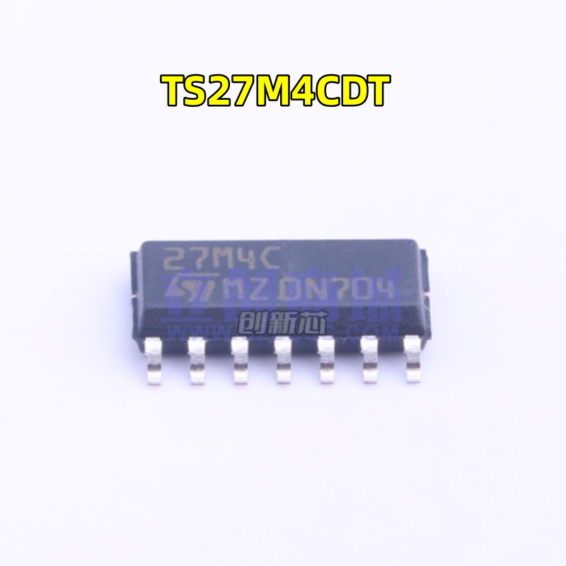 全新原装 TS27M4CDT 丝印27M4C SOP-14 运算放大器芯片 现货直拍