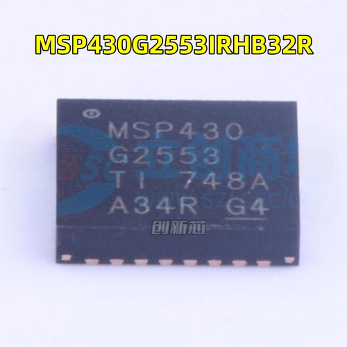 新MSP430G2553 MSP430G2553IRHB32R QFN-32 16位混合信号微控制器
