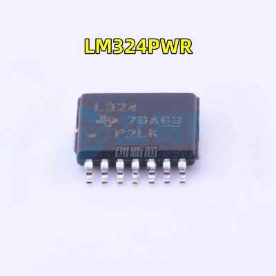 全新 LM324PWR 丝印L324 贴片TSSOP-14 四路运算放大器芯片 现货