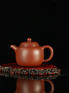 紫砂茶壶圆形功夫茶具套装陶瓷泡茶壶茶杯茶盘茶道配件匏樽壶200C