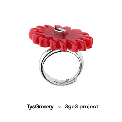 TysGrocery女卡通旋转戒指