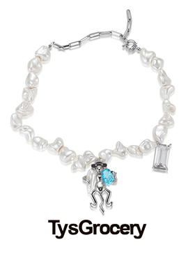 TysGrocery天然珍珠宝石项链