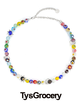 TysGrocery琉璃珠素银夏日女项链