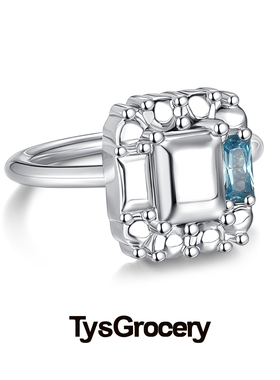 TysGrocery 22 Pray 2 孤独锆石戒指925银