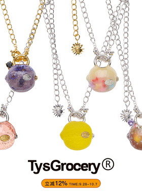 TysGrocery超大糖果柠檬项链