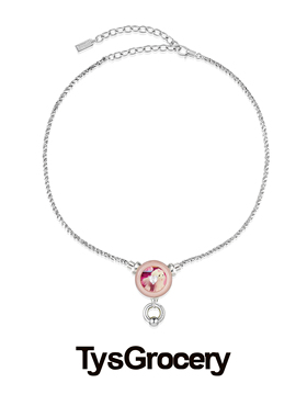 旧盒子TysGrocery24SS圆球项链