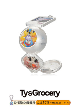 TysGrocery复古老照片宝石耳环