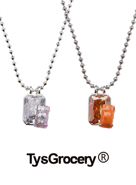 TysGrocery 25 宝石停车场项链