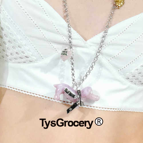 TysGrocery手工雕刻腊肠狗项链