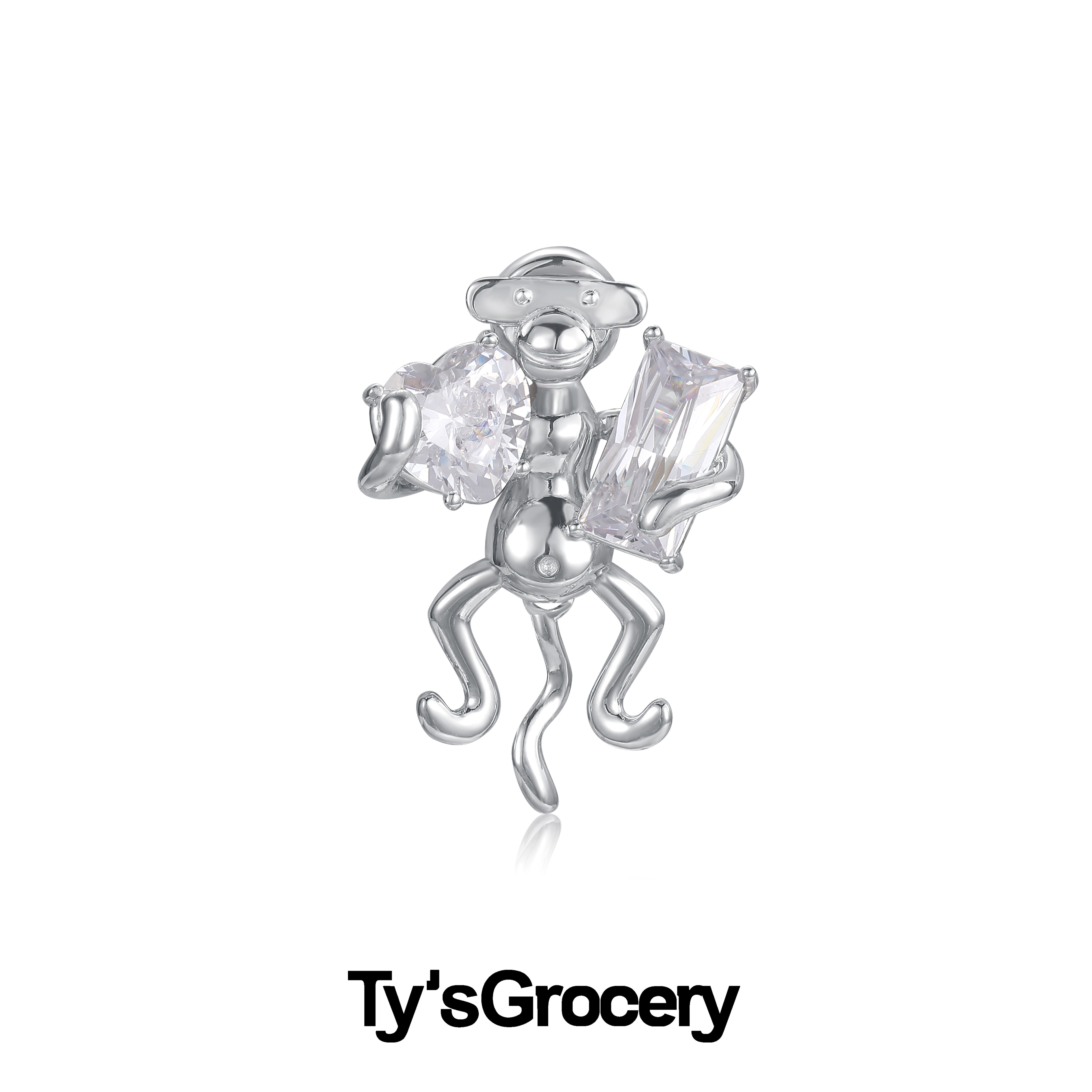 TysGrocery SS2021 A home Issue 木偶猴子胸针