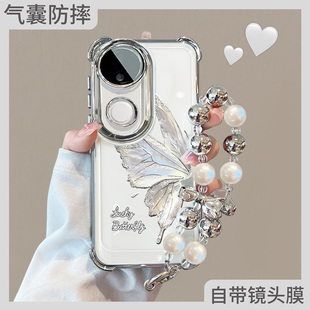 适用vivos20手机壳新款s30promini高级感全包镜头vivo女款2025硅胶防摔保护套外壳气囊s19Pro带挂绳高端蝴蝶