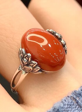 复古好运莲莲戒指女民族风国潮