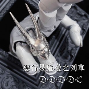 JOJO的奇妙冒险法尼瓦伦泰D4C恶行易施.爱之列车戒指时尚开口指环