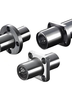 怡合LMQ01/02/11/12/21/22-d6 d8 d10 d13 d16带法兰直线轴承达