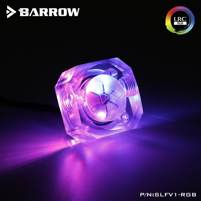 Barrow 新款LRC2.0版 水冷系统专用水流流速计 极光 SLFV1-RGB