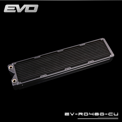 EVO EV-RD480-CU 480铜水冷排 换热器 散热排 冷排 铜排