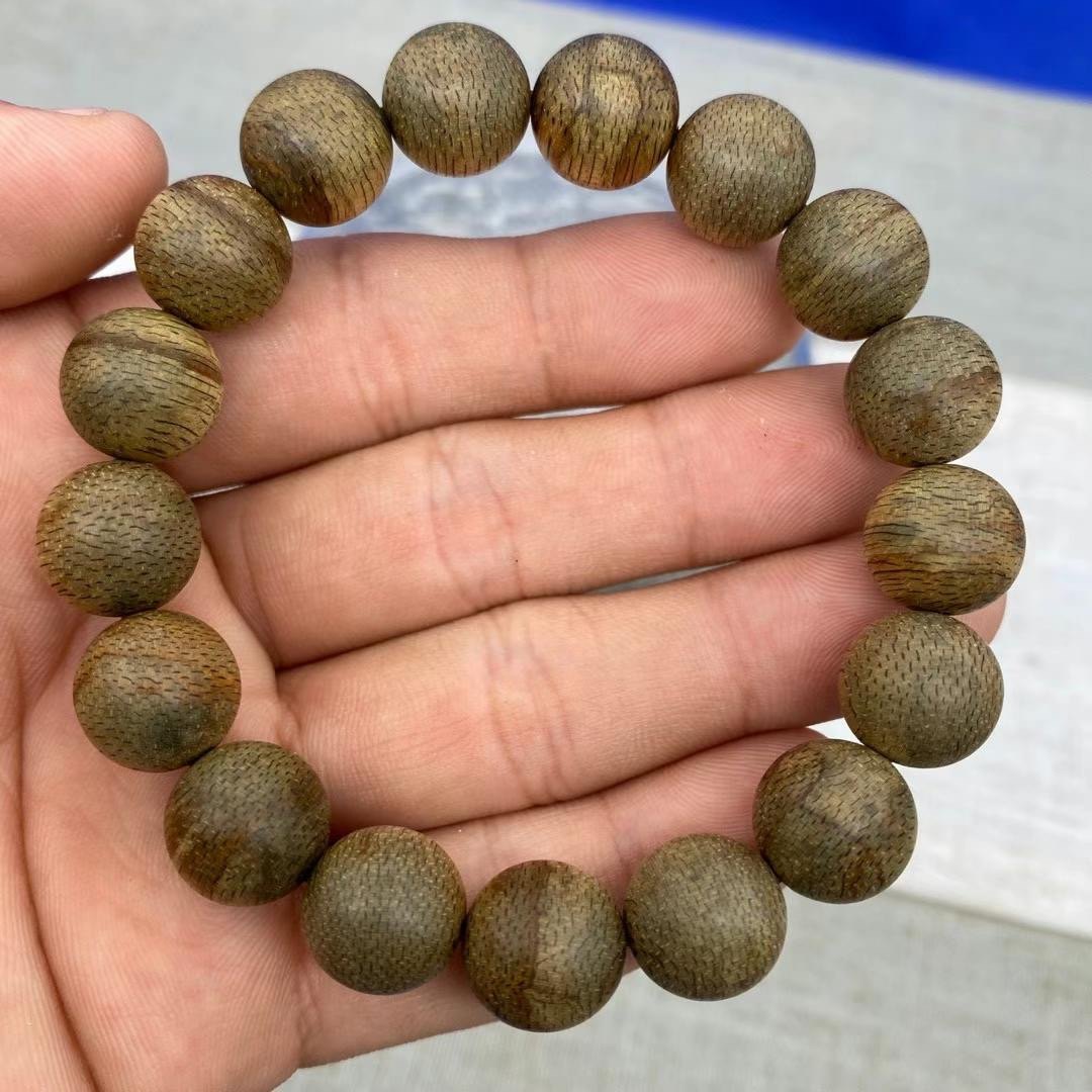 柬埔寨1.2手串12mm×17颗珠8克兰花香浓郁扑鼻香高油老料沉香手串
