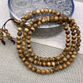 108颗 6mm 天然沉香花香味浓郁 沉香0.6手串 马来西亚沉香花珠