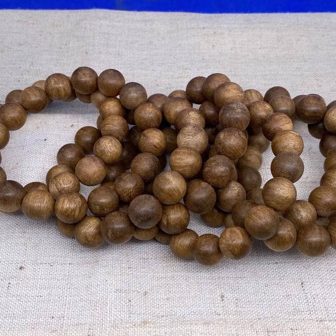九分沉文莱软丝沉香手串 生闻浓郁的花香蜜甜味 油脂饱满