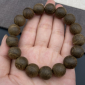 超高油 九分沉文莱软丝1.3沉香手串 高品质无瑕 凉香奶香香味浓郁