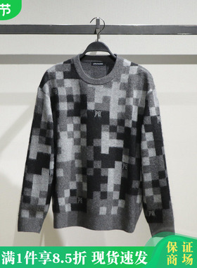 B1EBF4426太平鸟男装2025冬新款国内格子针织套衫B1EBF4426J9
