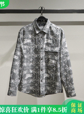 B1CHF1418太平鸟男装2025春季国内外穿式休闲衬衫B1CHF1418L4