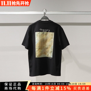 太平鸟男装2026秋装短袖后背图案宽松T恤衫B1CNG3136/B1CNG3136L9