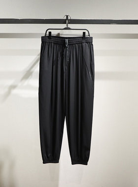 B2GMF2198太平鸟男装2025夏季国内时尚休闲运动裤B2GMF2198J9