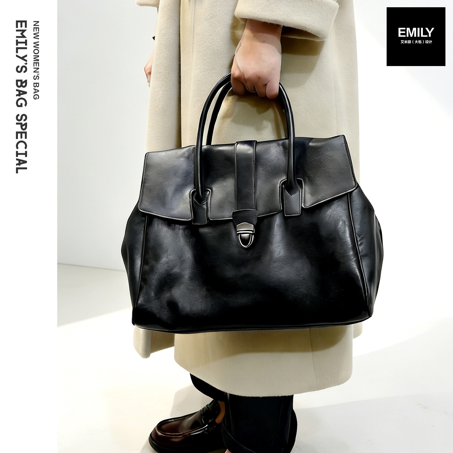 新款真皮植鞣牛皮女包复古休闲通勤大容量公文托特包手提单肩斜挎