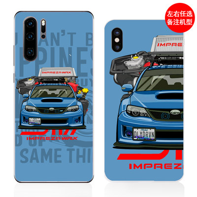 翼豹WRXSTI跑车10代JDM适用于苹果iPhone11MAX PRO/XS/X/8P手机壳