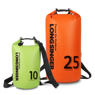 longsinger龙行者户外双肩防水袋沙滩背包浮潜漂流游泳包收纳袋