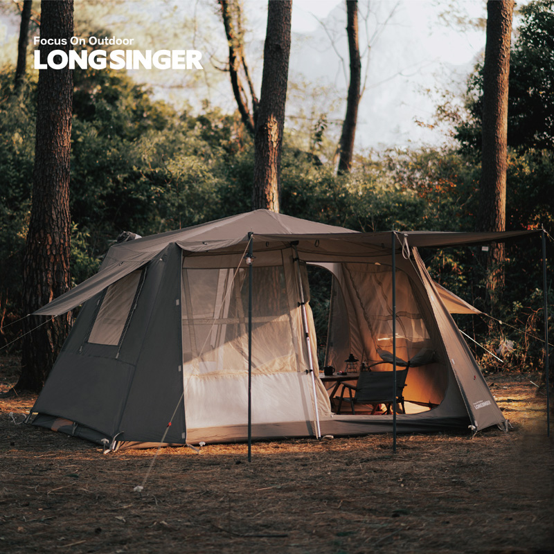 龙行者自动帐篷免搭速开防雨防晒