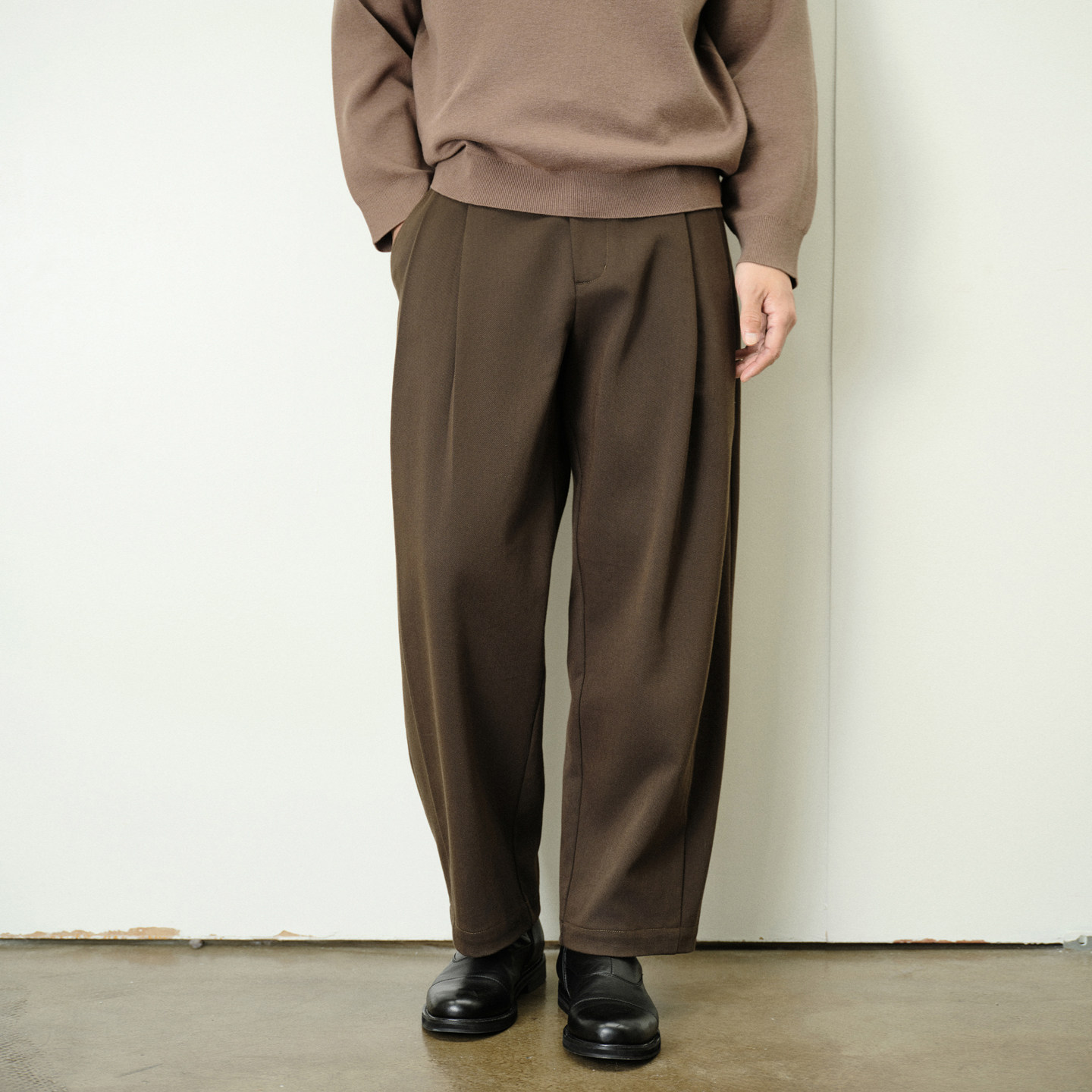 收留原创2025秋冬深棕色休闲裤