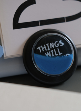 BlueHour原创浪漫蓝色泪滴 蓝色流沙磁吸手机支架 伸缩气囊支架