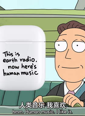 BlueHour原创地球电台 瑞克和莫蒂耳机套保护壳 适用于AirPods4代