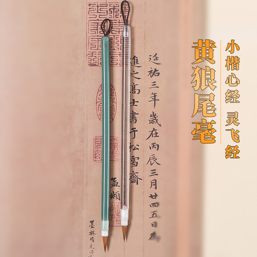 狼尾毫小楷成人书法专业级