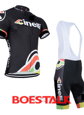 CINELLI CYCLING JERSEY SUIT 男短袖春夏季自行车骑行服套装透气