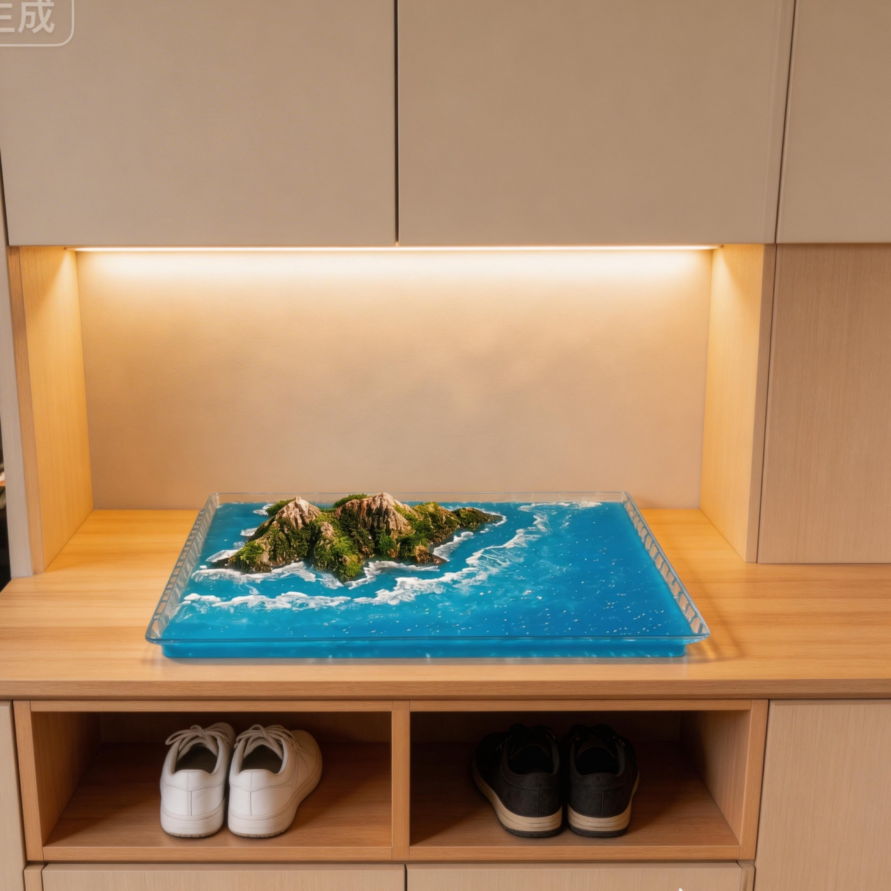 海洋主题树脂模型船模造景道具