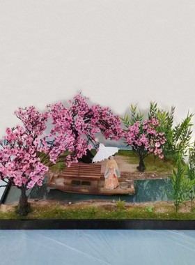 餐桌手工模型手办酒店创意摆件