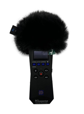 适合ZOOM H1essential录音笔防兔毛防风罩话筒毛毛套海绵咪罩咪套