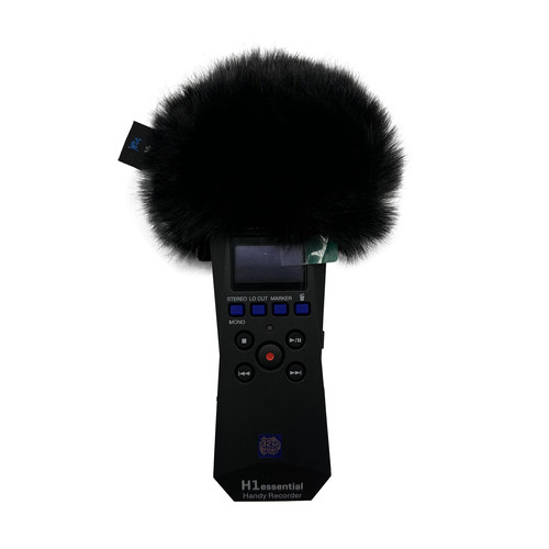 适合ZOOM H1essential录音笔防兔毛防风罩话筒毛毛套海绵咪罩咪套