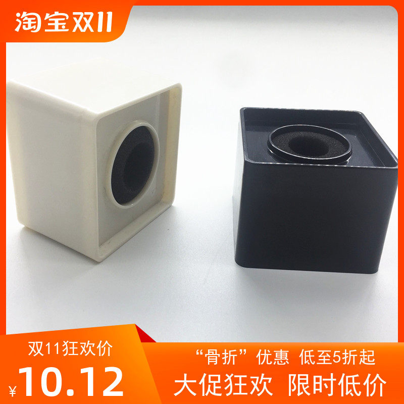 纯ABS话筒台标 话筒套采访LOGO麦克风台标四方三角话筒台标配海